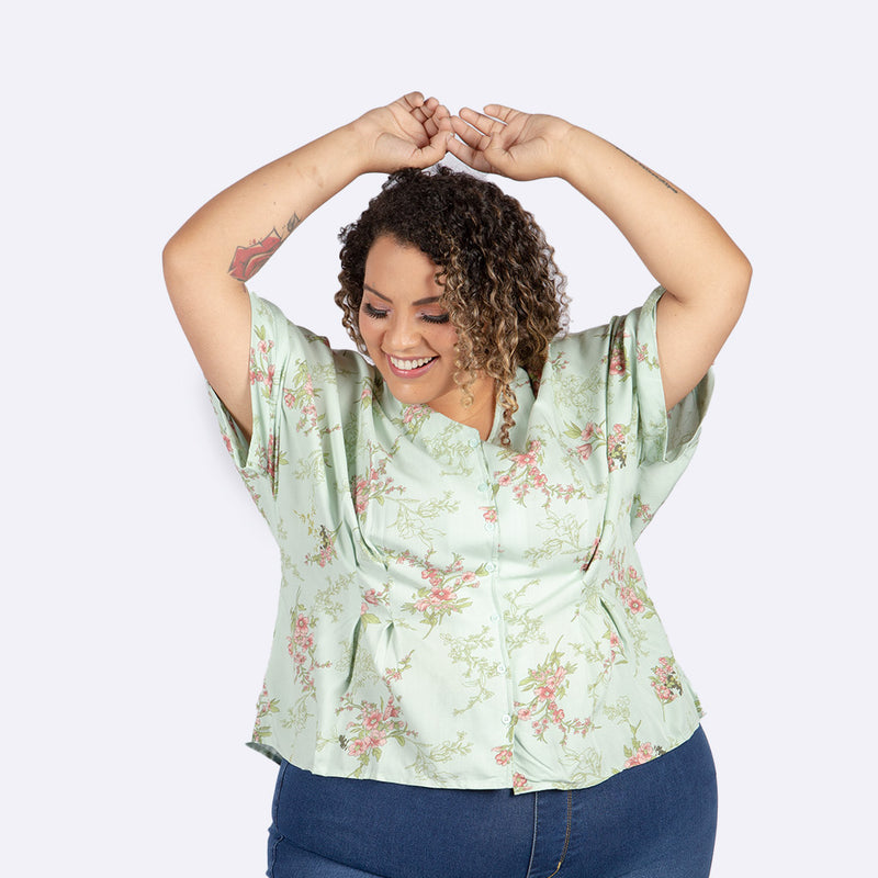 Blusa Magnolia Manga Corta Mujer - S/19.90