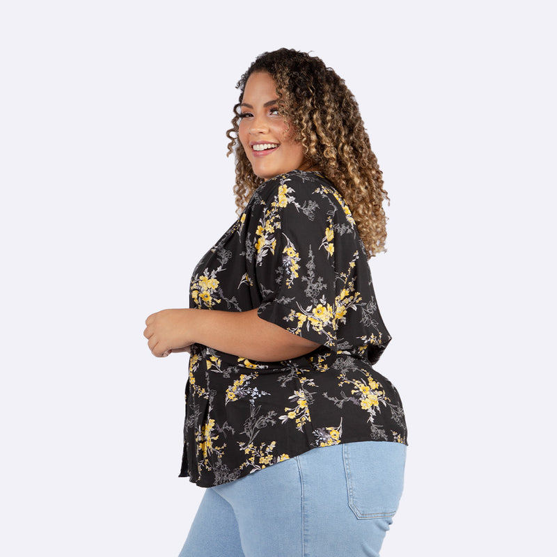 Blusa Magnolia Manga Corta Mujer - S/19.90