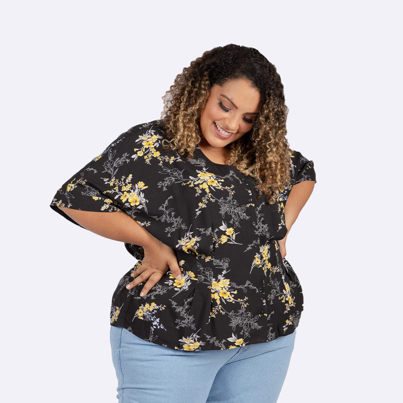 Blusa Magnolia Manga Corta Mujer - S/19.90