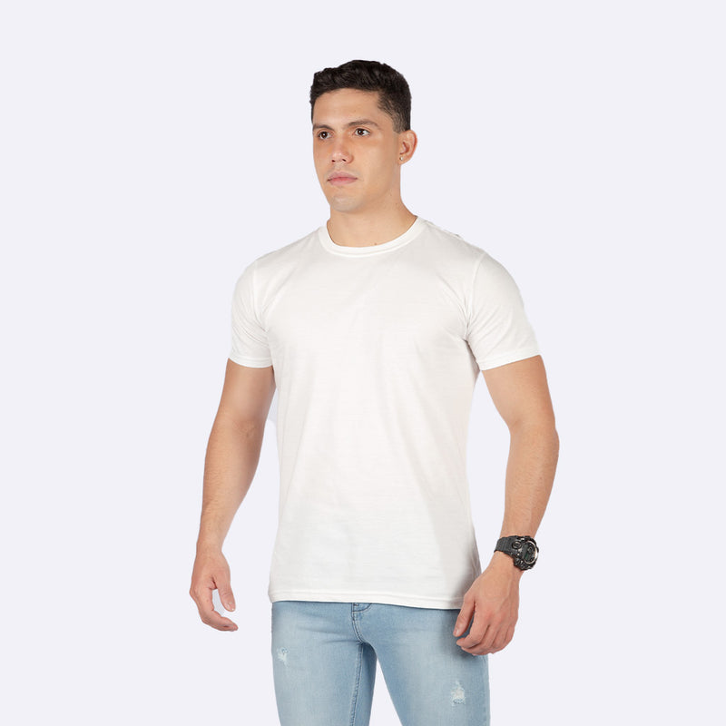 Polo Básico Hilo Negro Algodón Hombre - 2x S/45.00 y 3x S/60.00