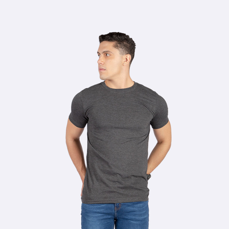 Polo Básico Hilo Negro Algodón Hombre - 2x S/45.00 y 3x S/60.00