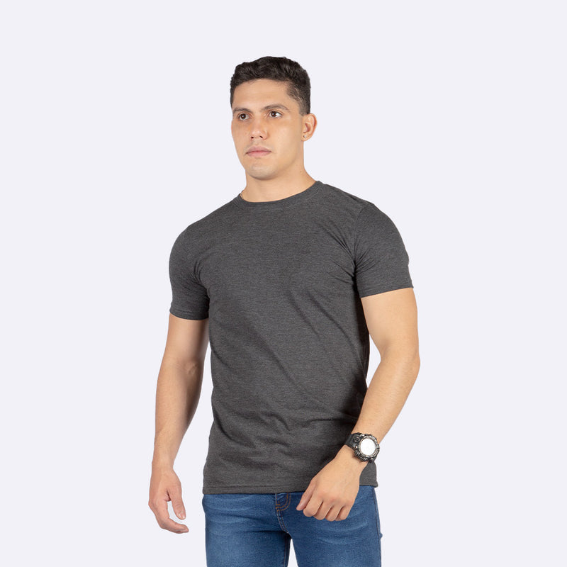 Polo Básico Hilo Negro Algodón Hombre - 2x S/45.00 y 3x S/60.00