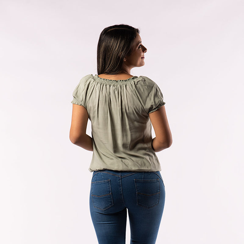 Blusa Ethiopia Manga Corta Mujer - 2x S/45.00 y 3x S/60.00