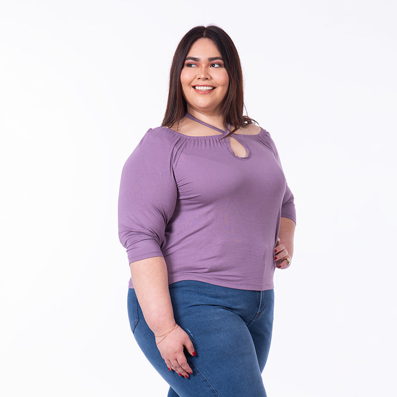 Polo Magnolia Manga 3/4 Mujer - S/19.90
