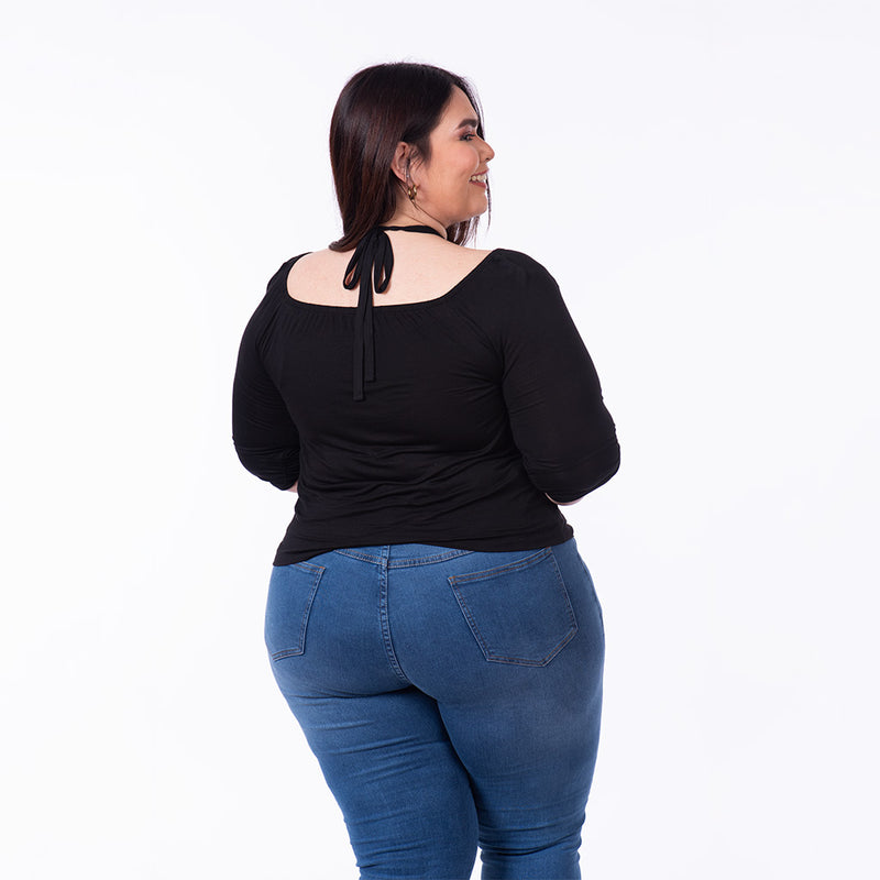 Polo Magnolia Manga 3/4 Mujer - S/19.90