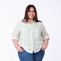Blusa Magnolia Manga Larga 3/4 Challis Mujer - 2x S/55.00 y 3x S/75.00
