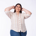 Blusa Magnolia Manga Larga 3/4 Challis Mujer - 2x S/55.00 y 3x S/75.00