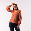 Blusa Ethiopia Manga Larga Mujer - S/35.00