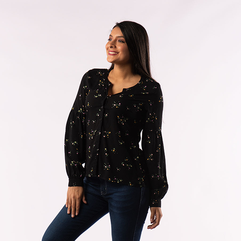 Blusa Ethiopia Manga Larga Mujer - 3x2
