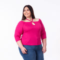 Polo Magnolia Manga 3/4 Mujer - S/19.90