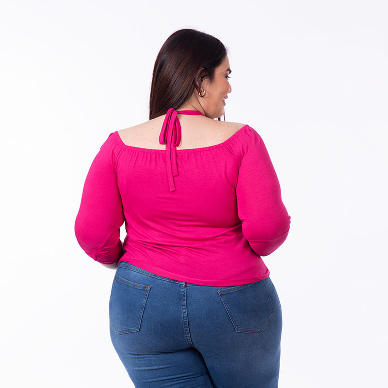 Polo Magnolia Manga 3/4 Mujer - S/19.90