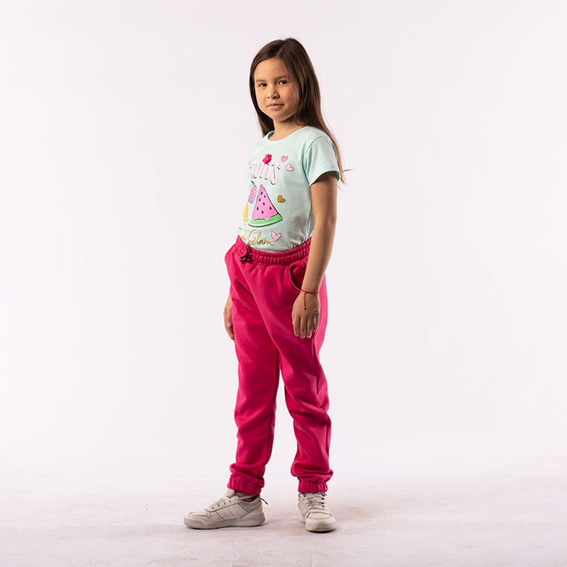 Jogger Essie Franela Niña - S/29.90