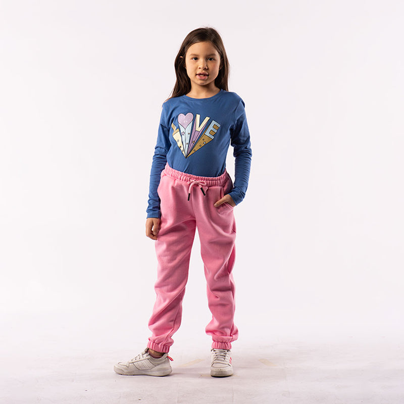 Jogger Essie Franela Niña - S/29.90