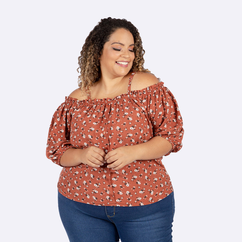 Blusa Magnolia Manga 3/4 Mujer - 2x S/45.00 y 3x S/60.00