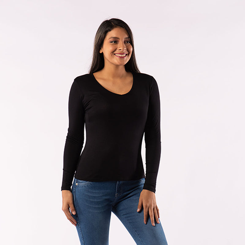Polo Ethiopia Manga Larga Mujer - 2x S/45.00 y 3x S/60.00