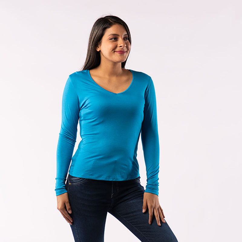 Polo Ethiopia Manga Larga Mujer - 2x S/45.00 y 3x S/60.00