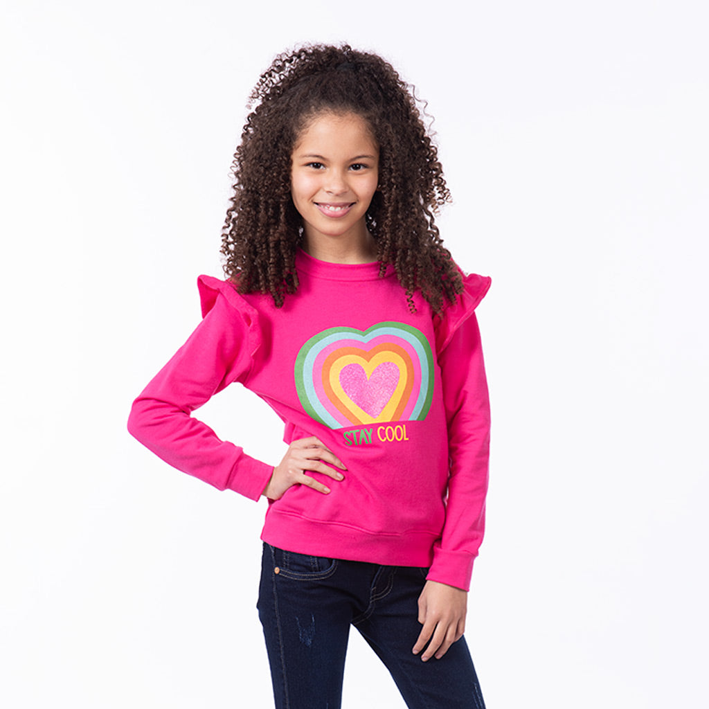Polera Essie French Terry Niña - 2x S/35.00