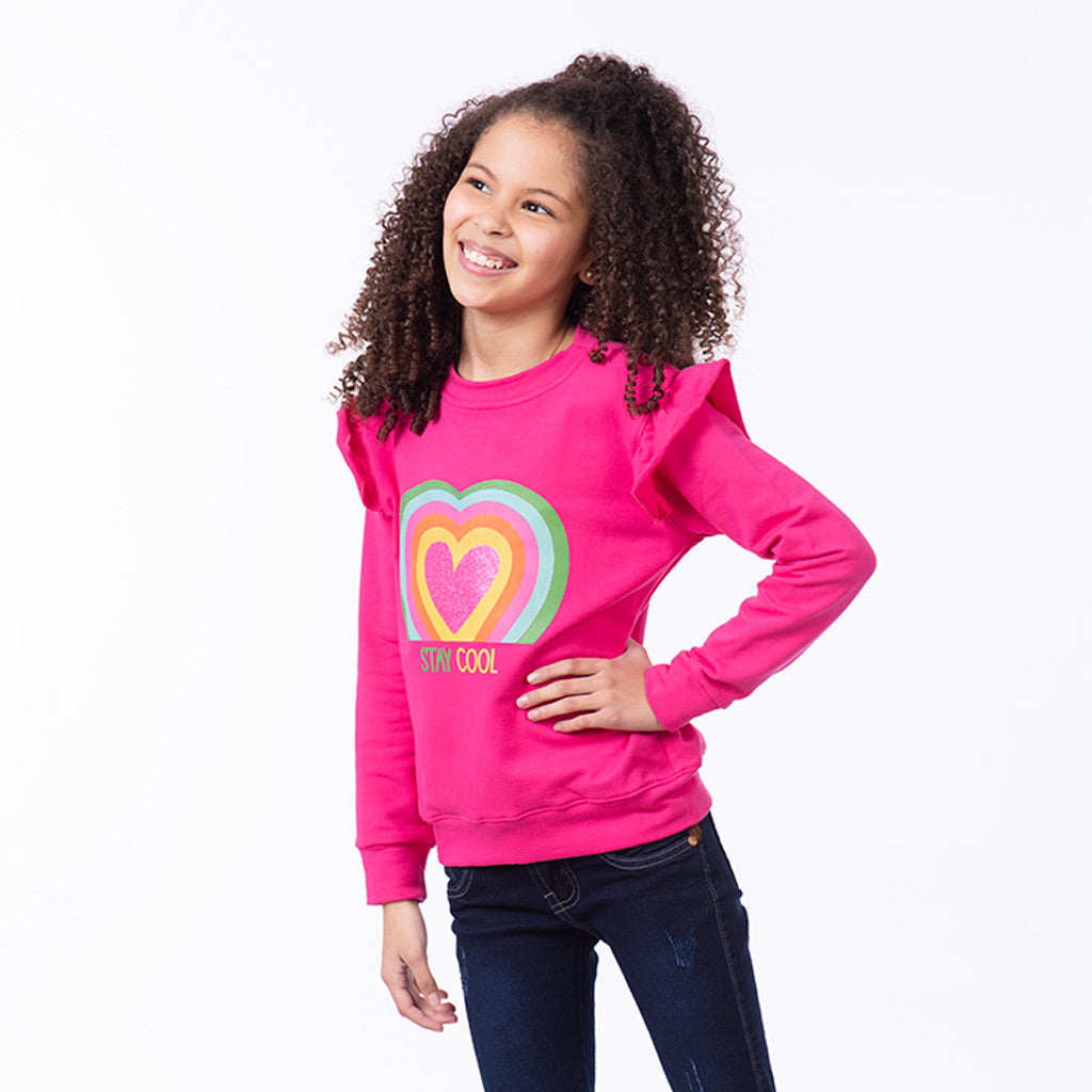 Polera Essie French Terry Niña - 2x S/35.00
