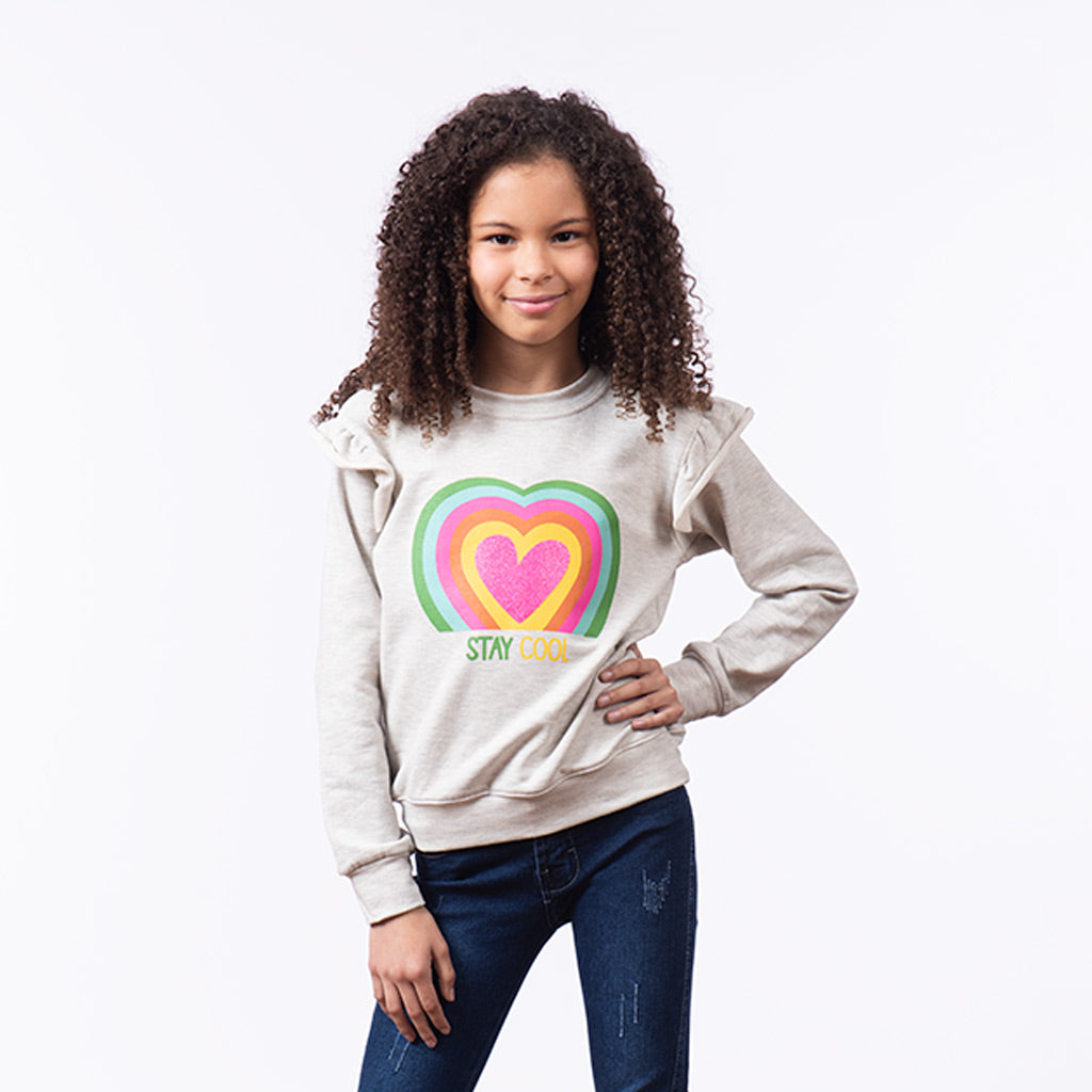 Polera Essie French Terry Niña - 2x S/35.00