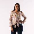 Blusa Ethiopia Manga Larga Mujer - S/35.00