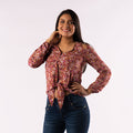 Blusa Ethiopia Manga Larga Mujer - S/35.00