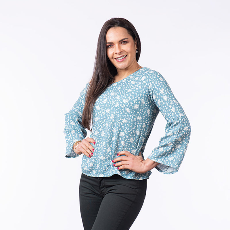 Blusa Ethiopia Rayon Manga Larga Mujer - 2x S/45.00 y 3x S/60.00