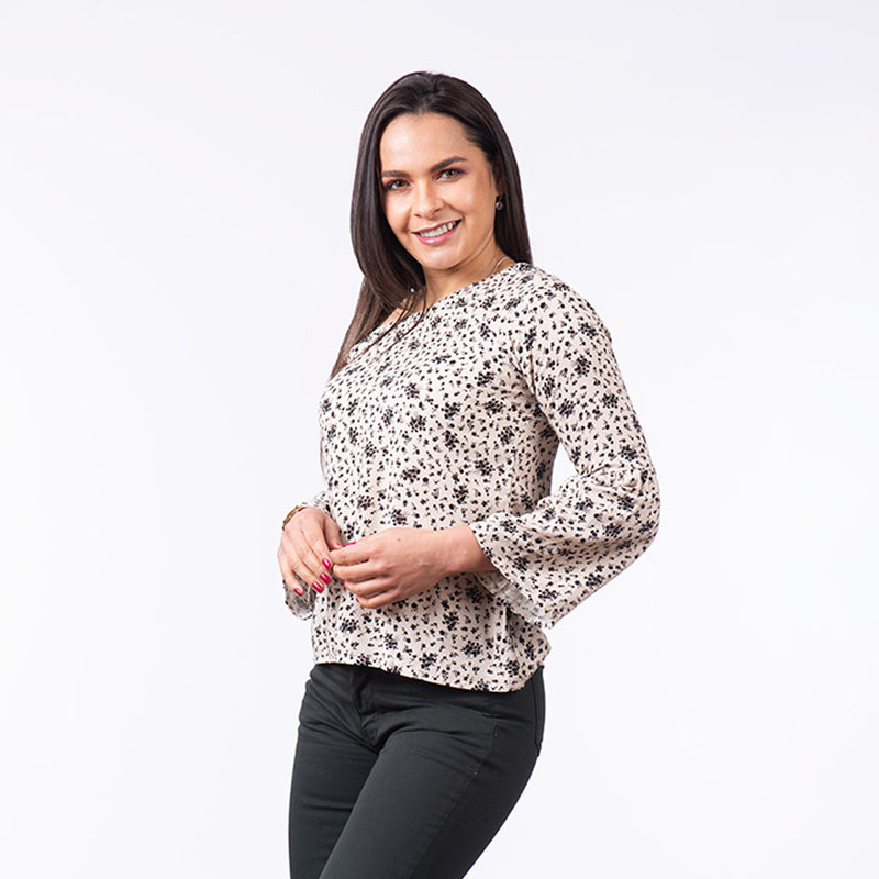 Blusa Ethiopia Rayon Manga Larga Mujer - 2x S/45.00 y 3x S/60.00