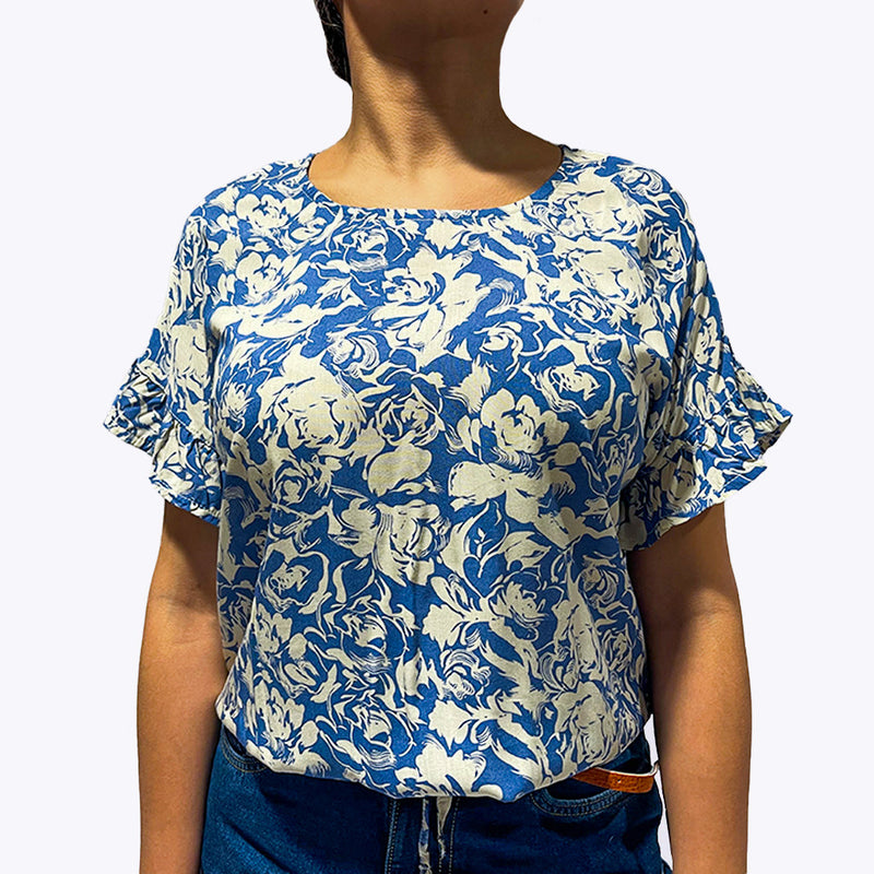 Blusa Ethiopia Manga Corta Rayon Mujer - 2x S/45.00 y 3x S/60.00