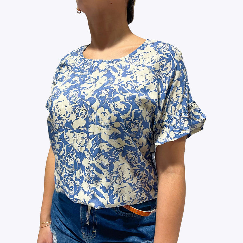 Blusa Ethiopia Manga Corta Rayon Mujer - 2x S/45.00 y 3x S/60.00