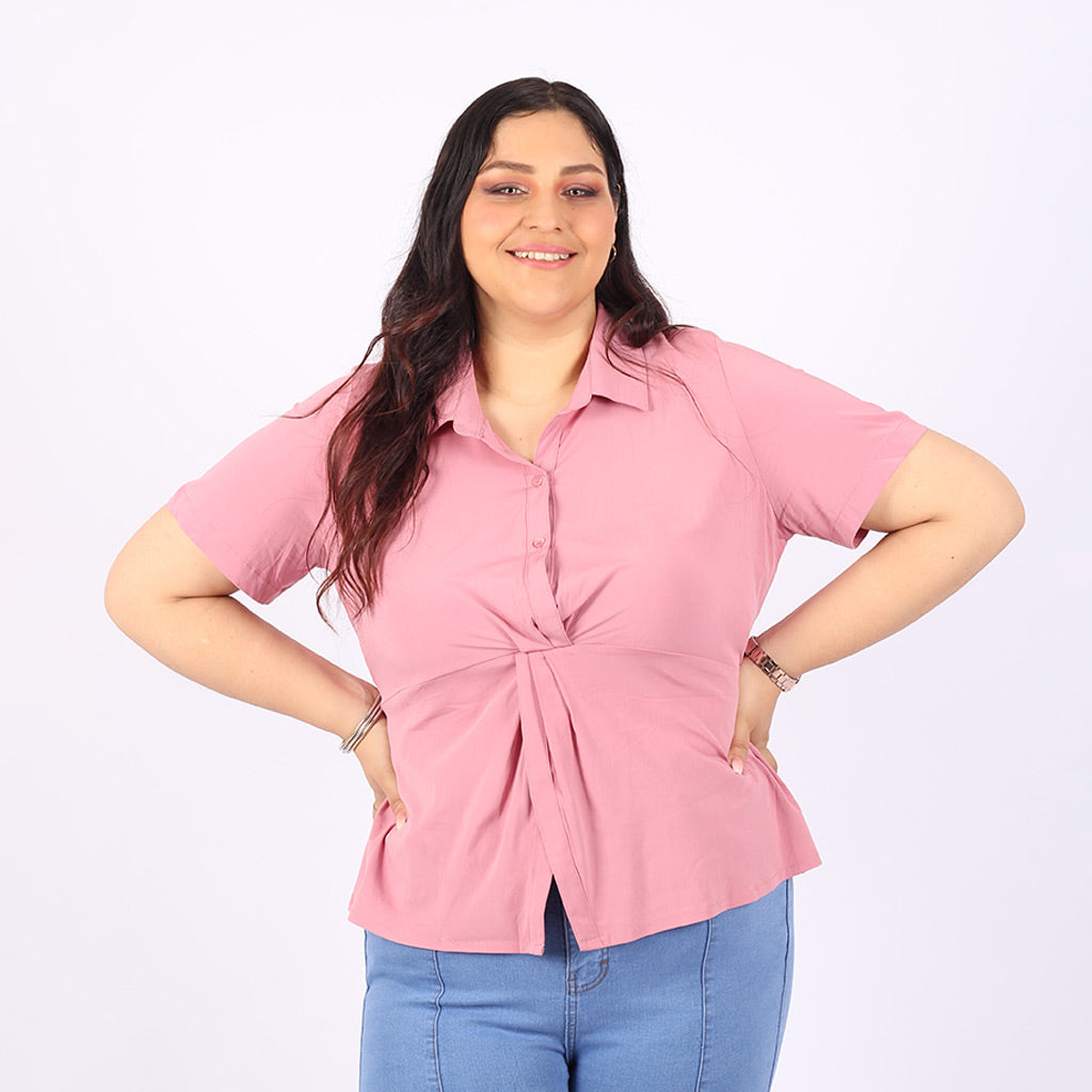 Blusa Magnolia Manga Corta - 2x S/35.00