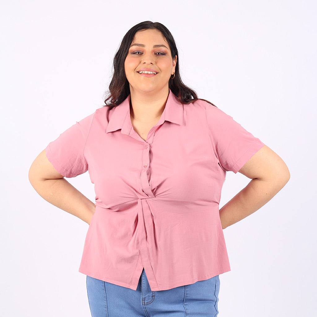 Blusa Magnolia Manga Corta - 2x S/35.00