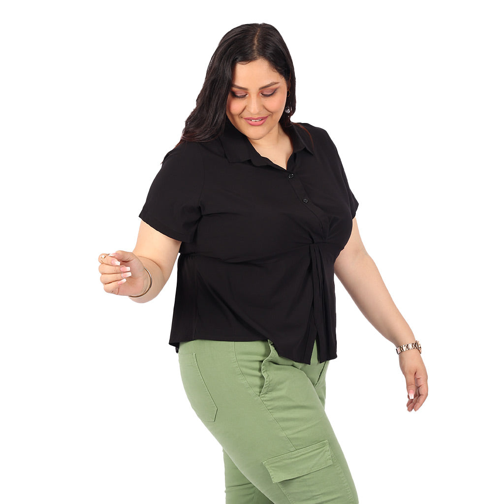Blusa Magnolia Manga Corta - 2x S/35.00