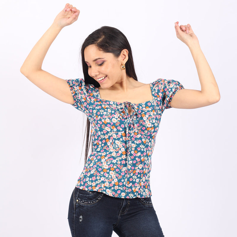 Blusa Ethiopia Manga Corta Mujer - 2x S/45.00 y 3x S/60.00