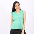 Blusa Ethiopia Challis Manga Cero Mujer