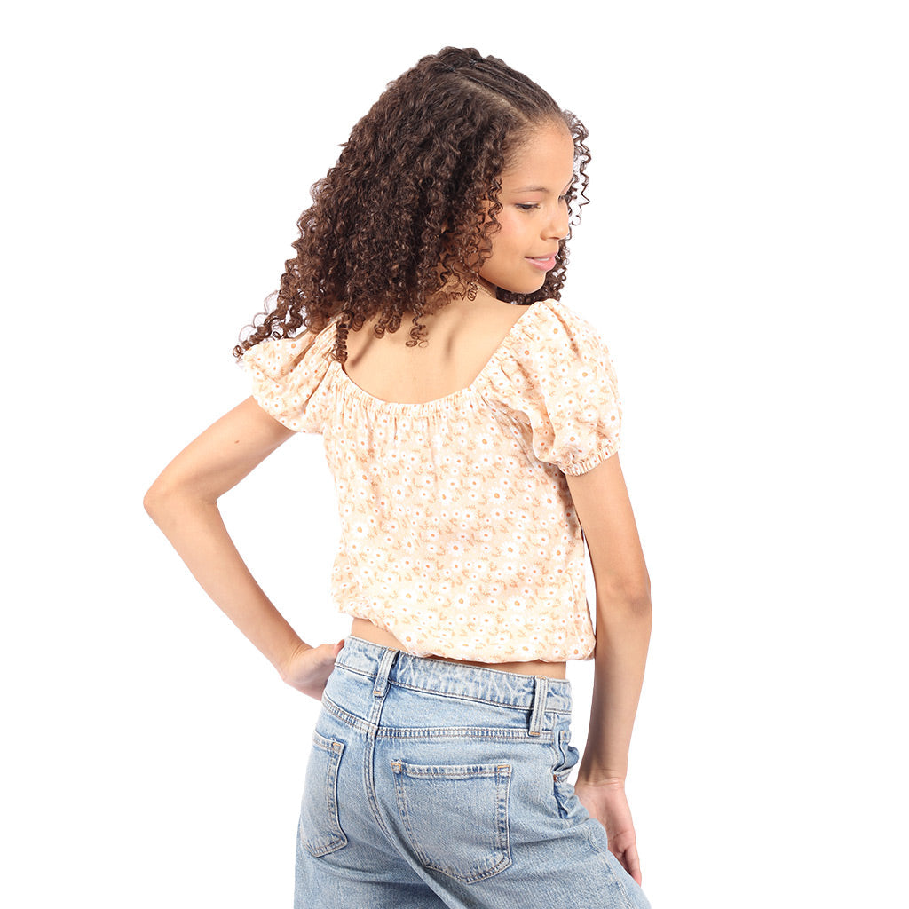 Blusa Essie Manga Corta Niña - 2x S/25.00