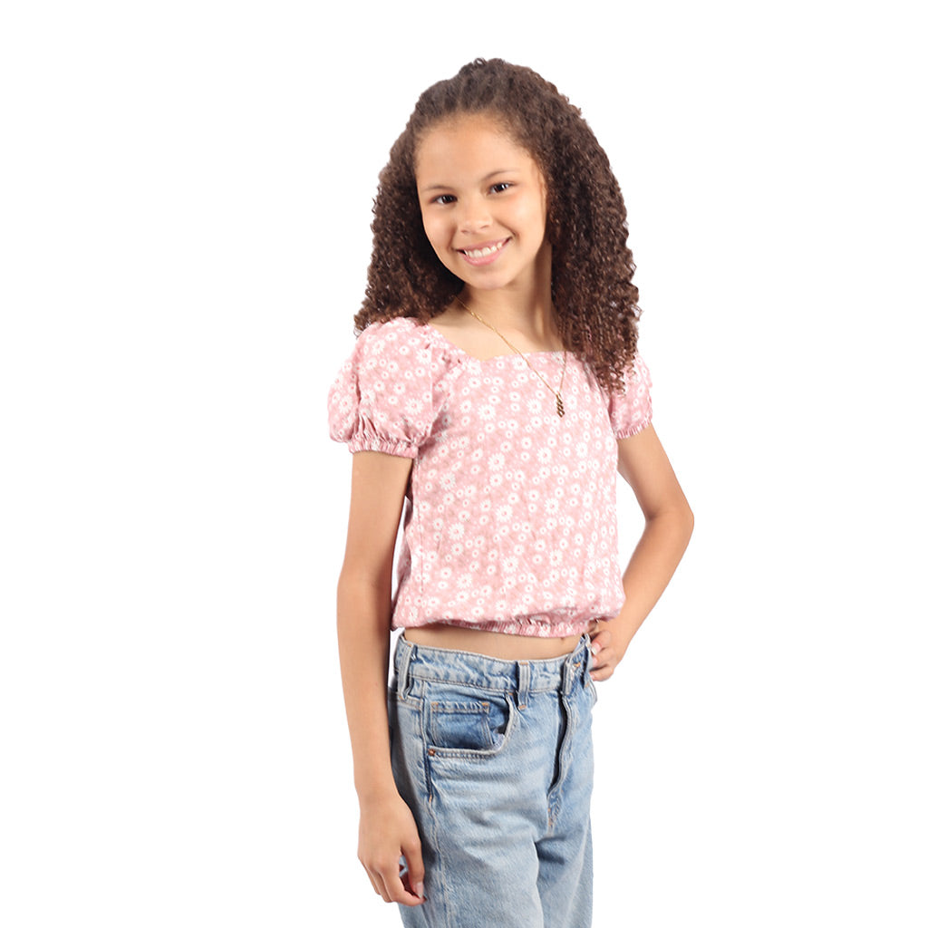 Blusa Essie Manga Corta Niña - 2x S/25.00