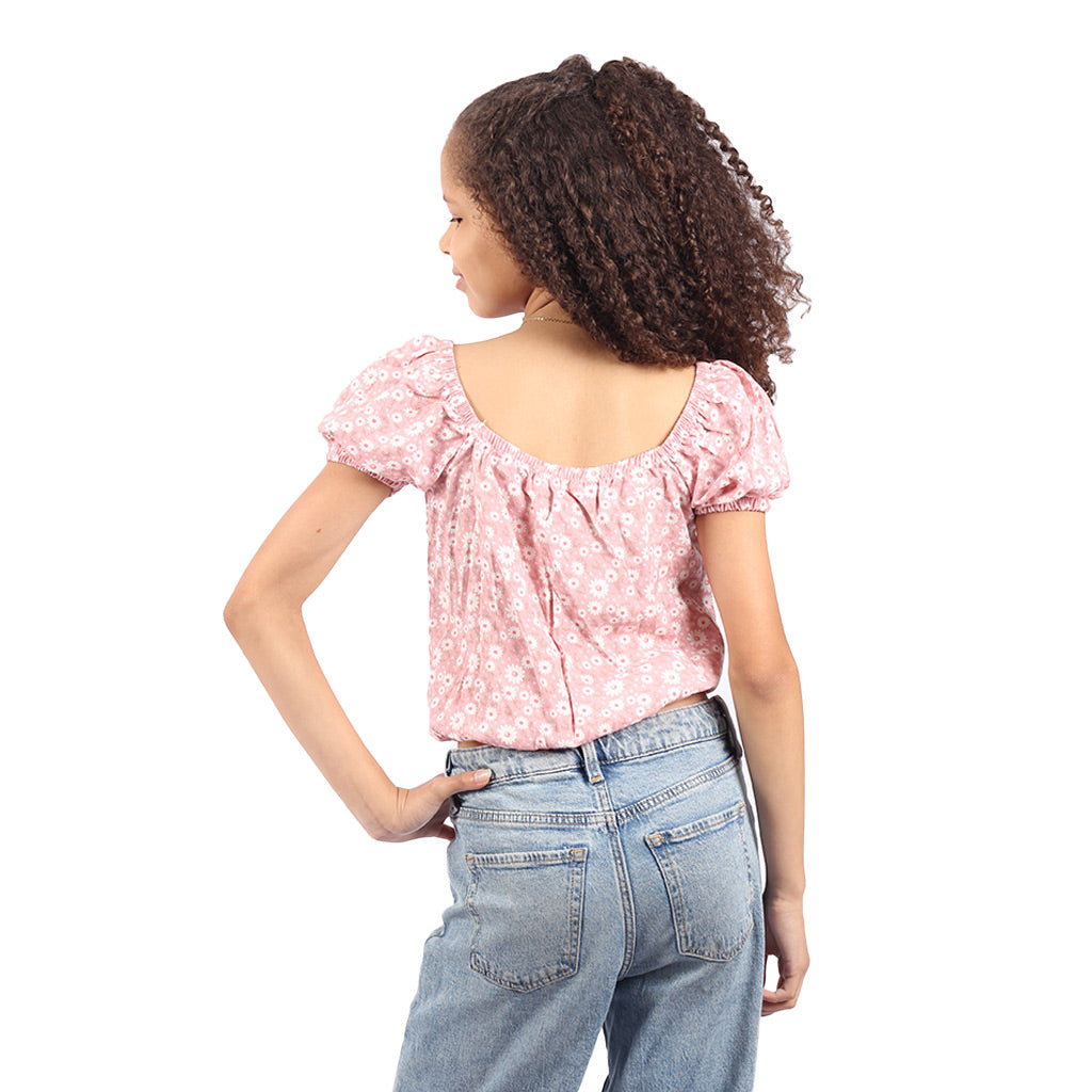 Blusa Essie Manga Corta Niña - 2x S/25.00