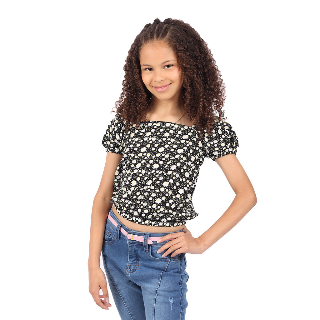 Blusa Essie Manga Corta Niña - 2x S/25.00