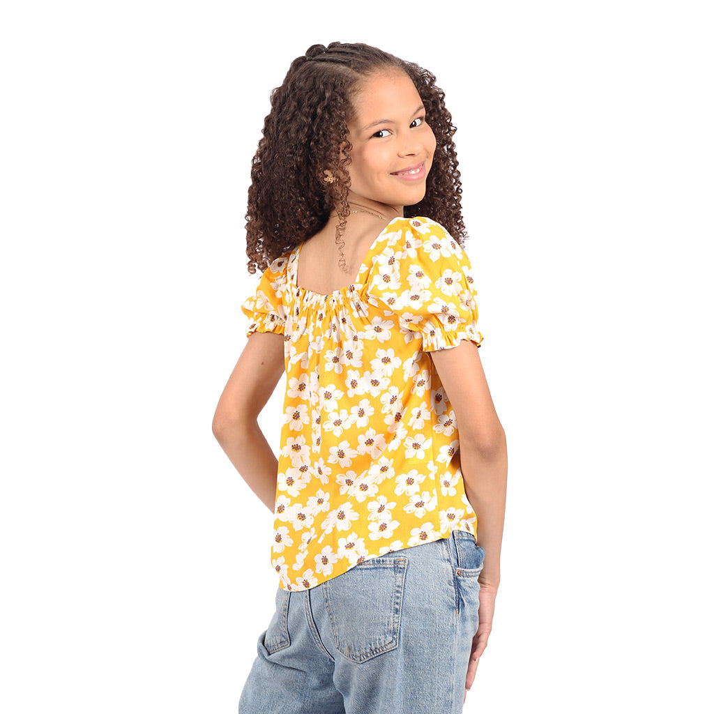 Blusa Essie Manga Corta Niña - 2x S/25.00