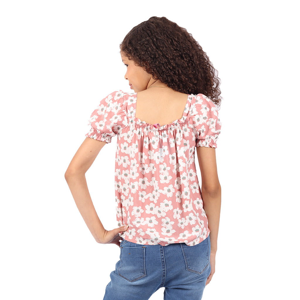 Blusa Essie Manga Corta Niña - 2x S/25.00