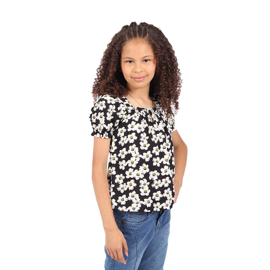 Blusa Essie Manga Corta Niña - 2x S/25.00