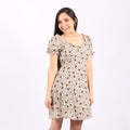 Vestido Ethiopia Challis Manga Corta Mujer - 2x S/70.00