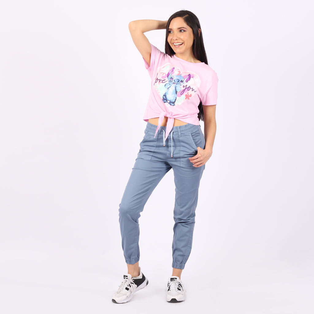 Jogger Ethiopia Drill Tafeta Strech Mujer