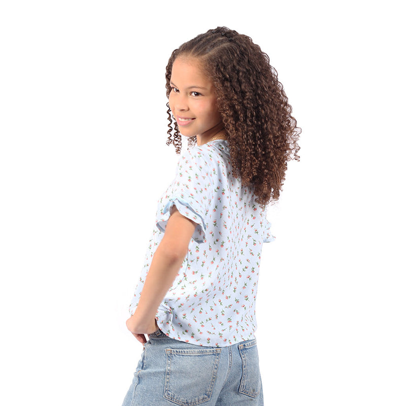 Blusa Essie Manga Corta Niña - 2x S/35.00