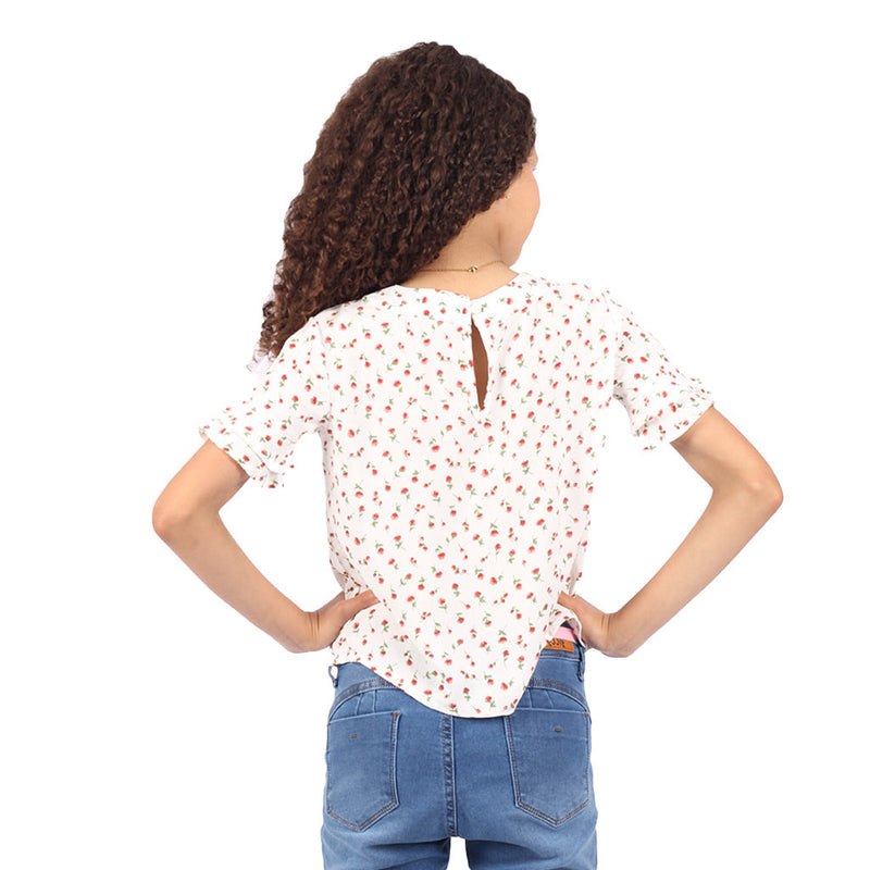 Blusa Essie Manga Corta Niña - 2x S/35.00