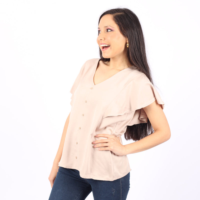 Blusa Ethiopia Challis Manga Corta Mujer - 2x S/45.00 y 3x S/60.00