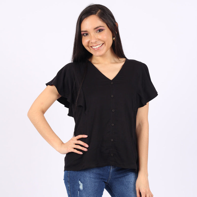 Blusa Ethiopia Challis Manga Corta Mujer - 2x S/45.00 y 3x S/60.00