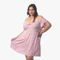 ¡NUEVO! - Vestido Magnolia Chalis Manga Corta Mujer - 2x S/90.00 y 3x S/120.00