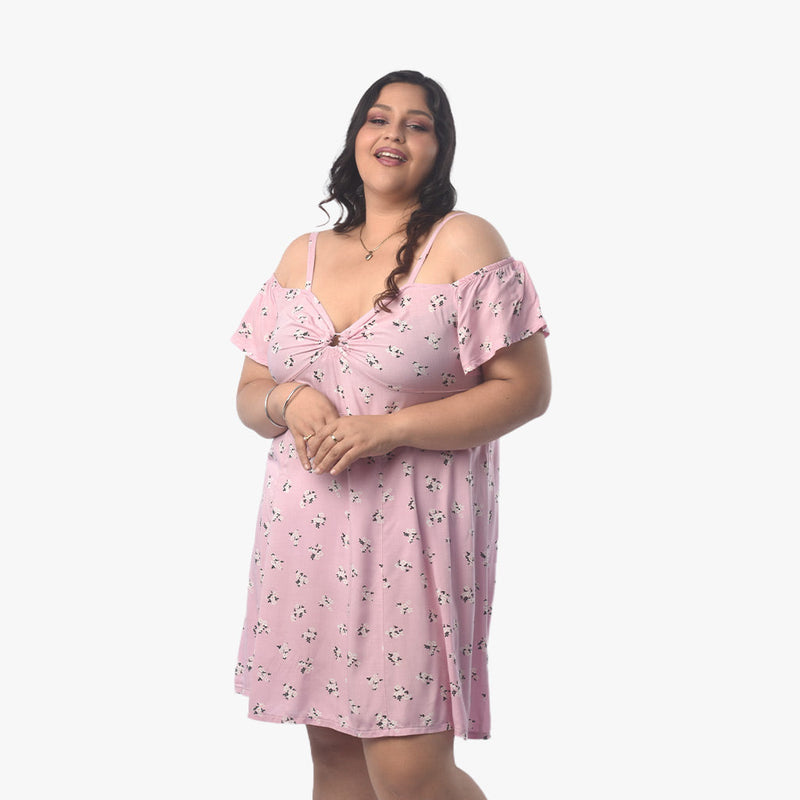 ¡NUEVO! - Vestido Magnolia Chalis Manga Corta Mujer - 2x S/90.00 y 3x S/120.00