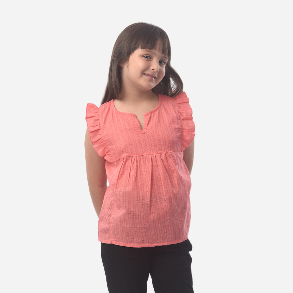 Blusa Essie Nansu Manga Cero Niña - 2x S/25.00